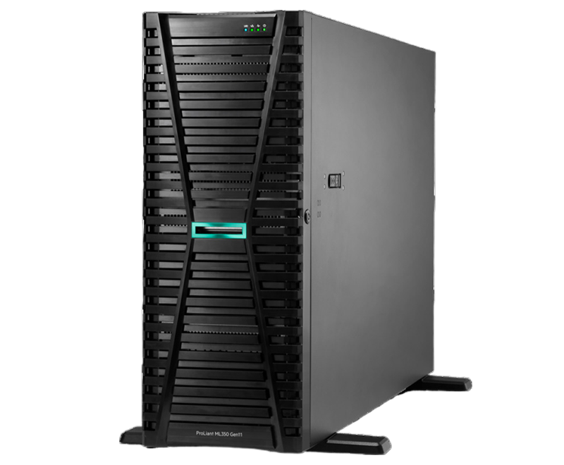 HPE ProLiant ML350 Gen11 4410Y 2.0GHz 12c 1P 2x32GB-R 8SFF MR408i-o 2x480GB SSD 2x800W PS NA Server (P69310-005)